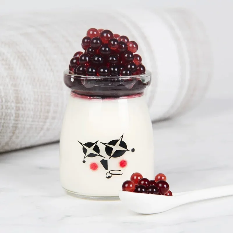 BOBER TEA1300 grams wholesale pearl milk tea ingredients will eat blueberry flavor burst Popa