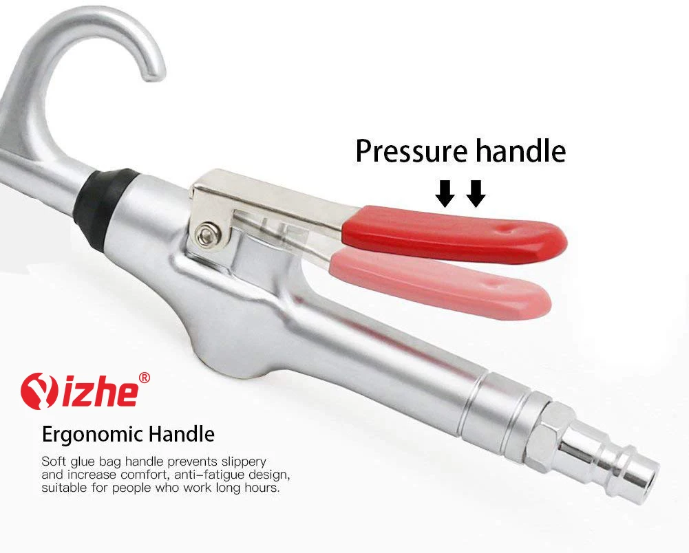 Air Duster Gun Aluminium Alloy Nozzle High Pressure Air Gun For Blowing Dust