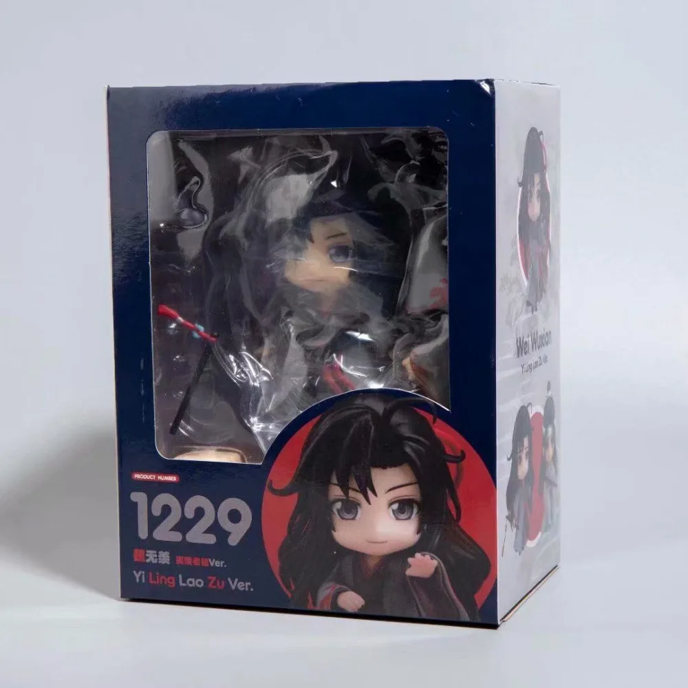 10cm Anime Mo Dao Zu Shi Wei Wuxian Yi Ling Lao Zu Figure  Lan WangJi PVC Action Figure collectible model toy for gifts