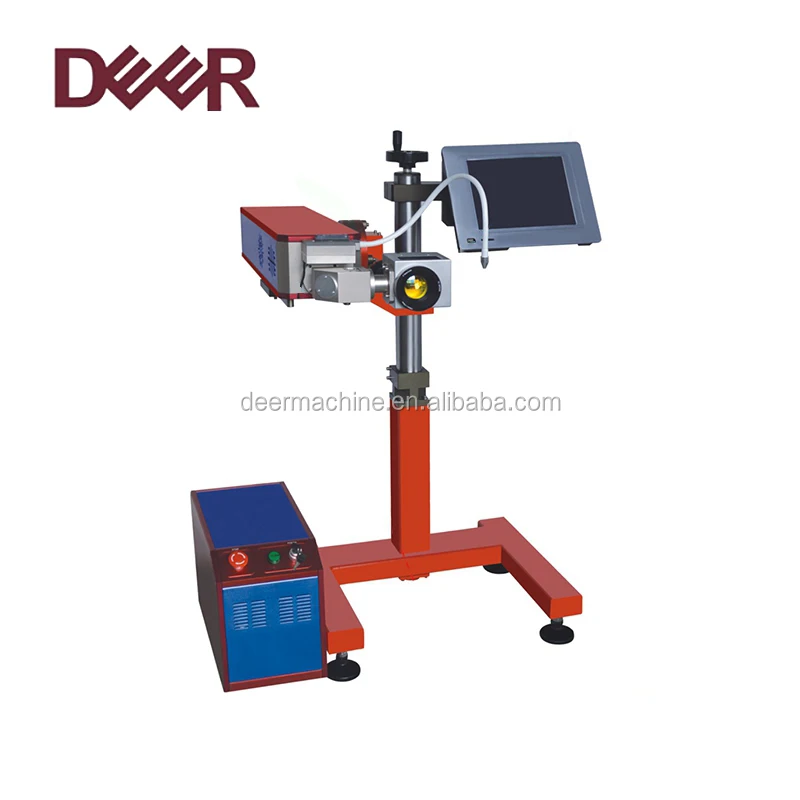 2018 RF-CO2 laser marking machine for code line for printing bottle or some non-metallic