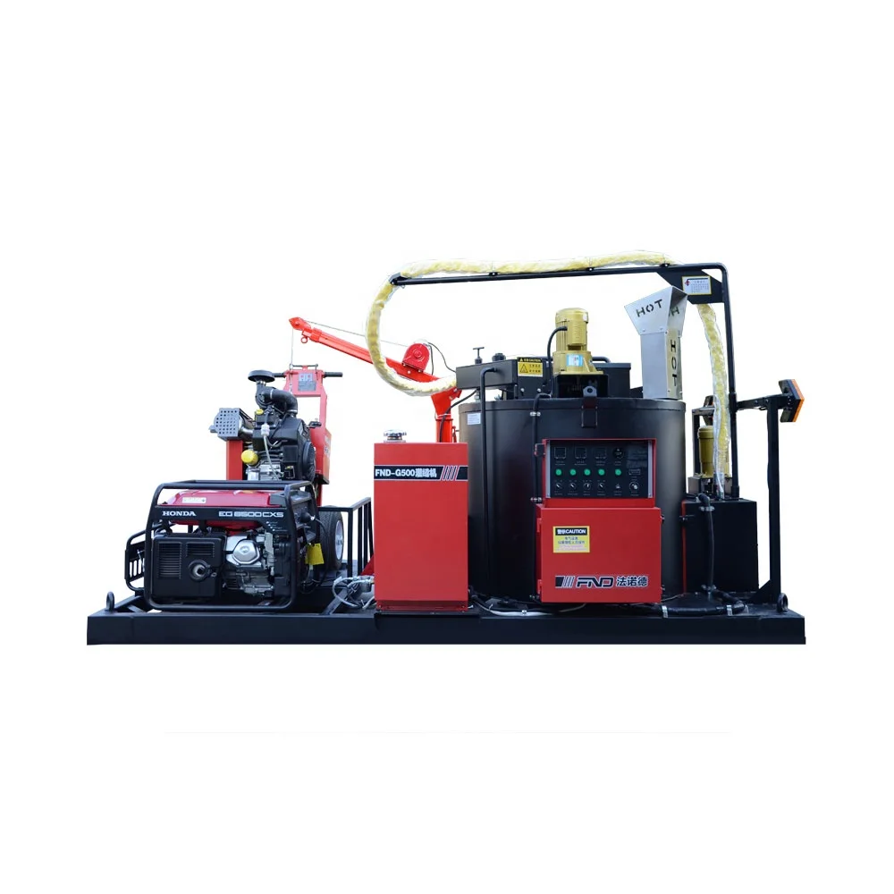FND-CG500 Road Sealing Machines Concrete Joint Sealing Machine with Pump & Engine Core Components for Construction Industries