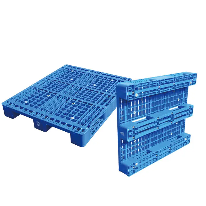 Hdpe Heavy Duty Euro Reinforced Flat Feet Plastic Rack Recycled Plastic Pallet For Asrs System