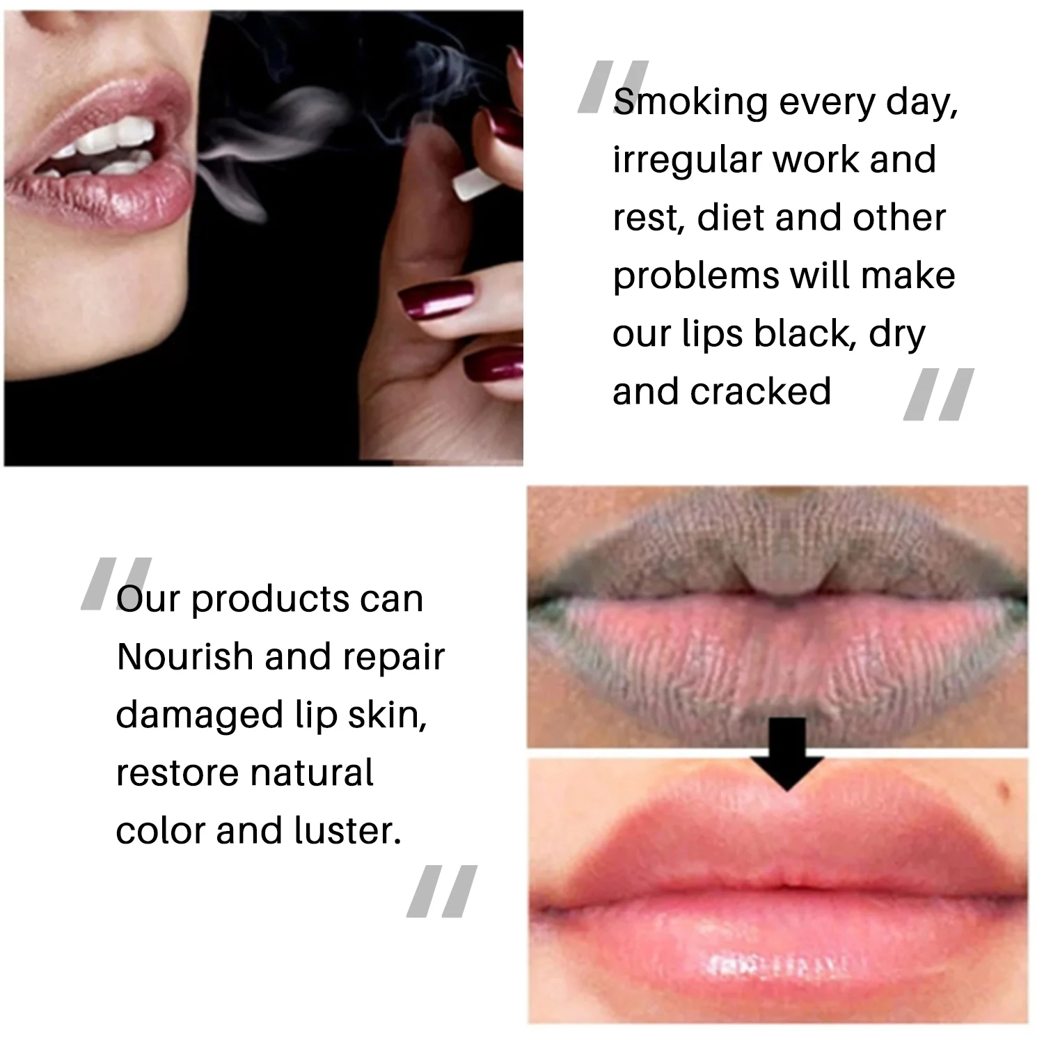 Wholesale 2 in 1 Lip balm Private Label Natural Organic Moisturizing Dark Lip Care Lightening Bleaching Lip Balm Cream