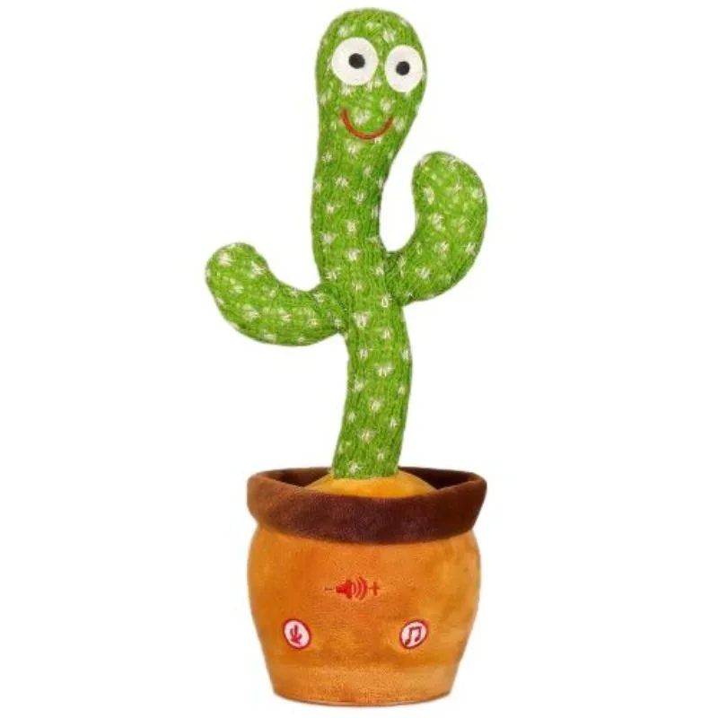 Wholesale Cactus sing dance talk  toy Twisty plush decoration furniture Plush Plants Toys