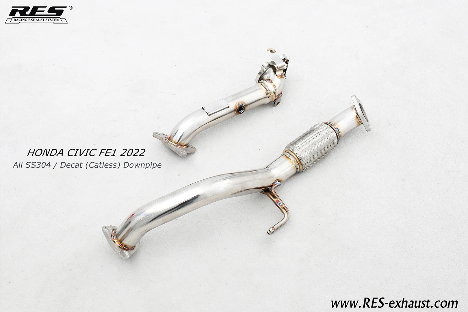 Exhaust System Performance Valve Catback Header for Exhaust Civic Honda Civic Fe Body Kit