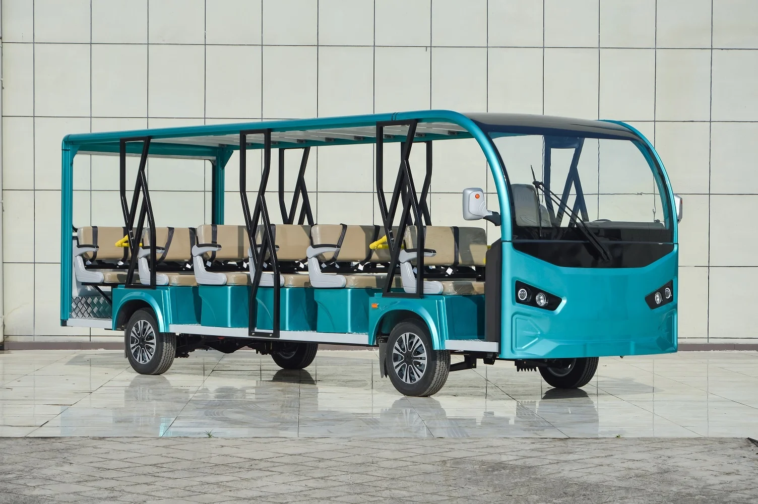New model 23 seats Electric Tourist Bus Shuttle Bus
