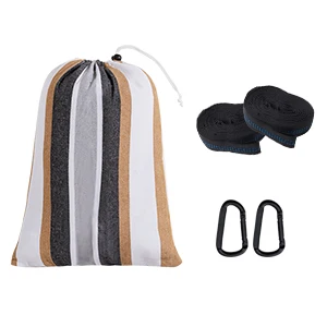 MUMAREN Lightweight Single & Double Camp Hanging Hammock Tree Straps Swing Hammock Bed