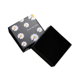 Wholesale Luxury Daisy Jewelry Packaging Box Necklace Bracelet Heaven And Earth Cover Carton