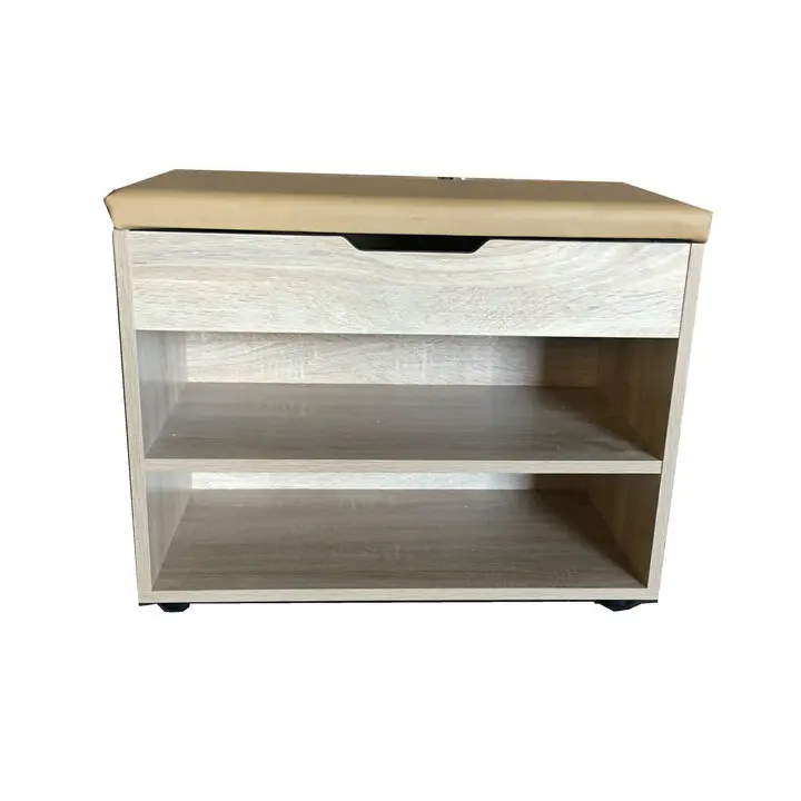 Новый дизайн, деревянная стойка для обуви с полкой