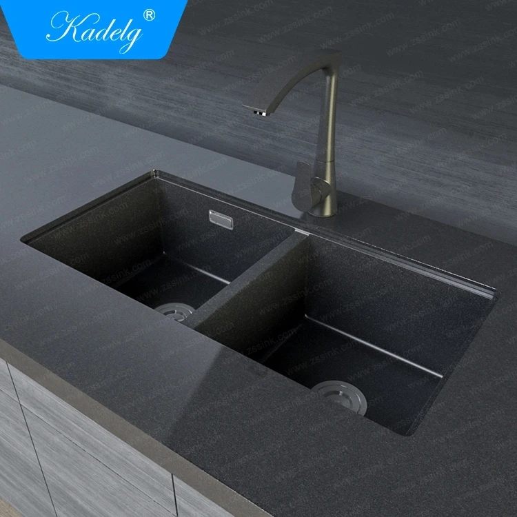 31 inch luxury heat resistant granite undermount double kitchen