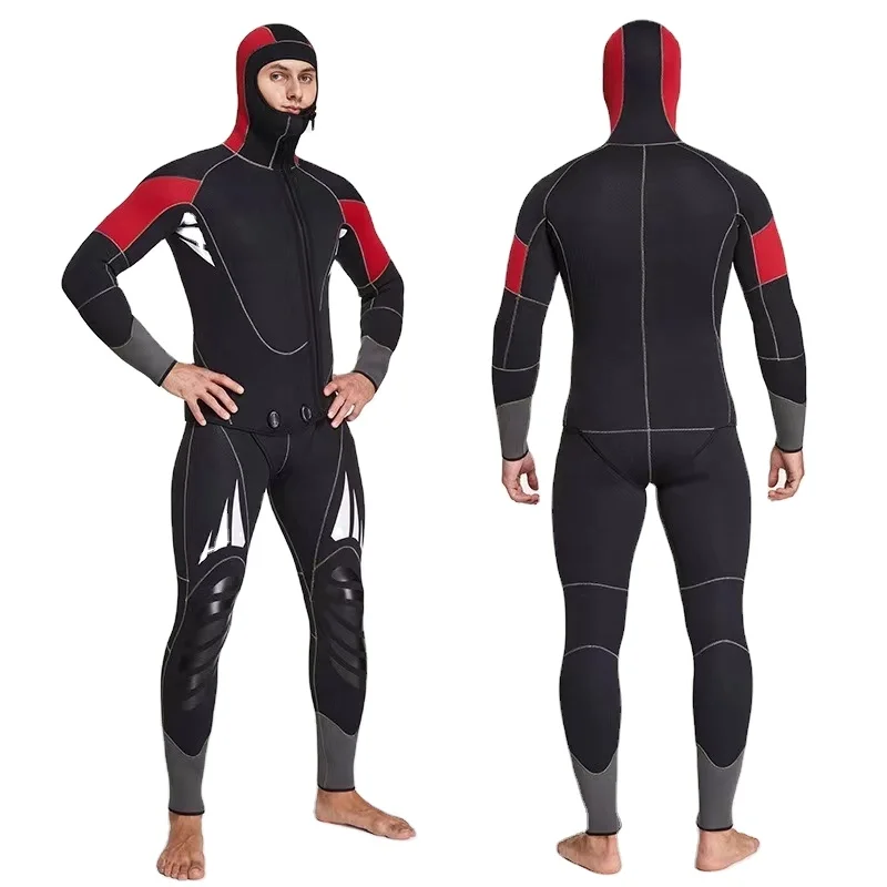 2024 Waterfun Wetsuit 2pcs Diving Suit Neoprene Fishing Cloth Long John Water Sports 3mm 5mm 7mm Wetsuits