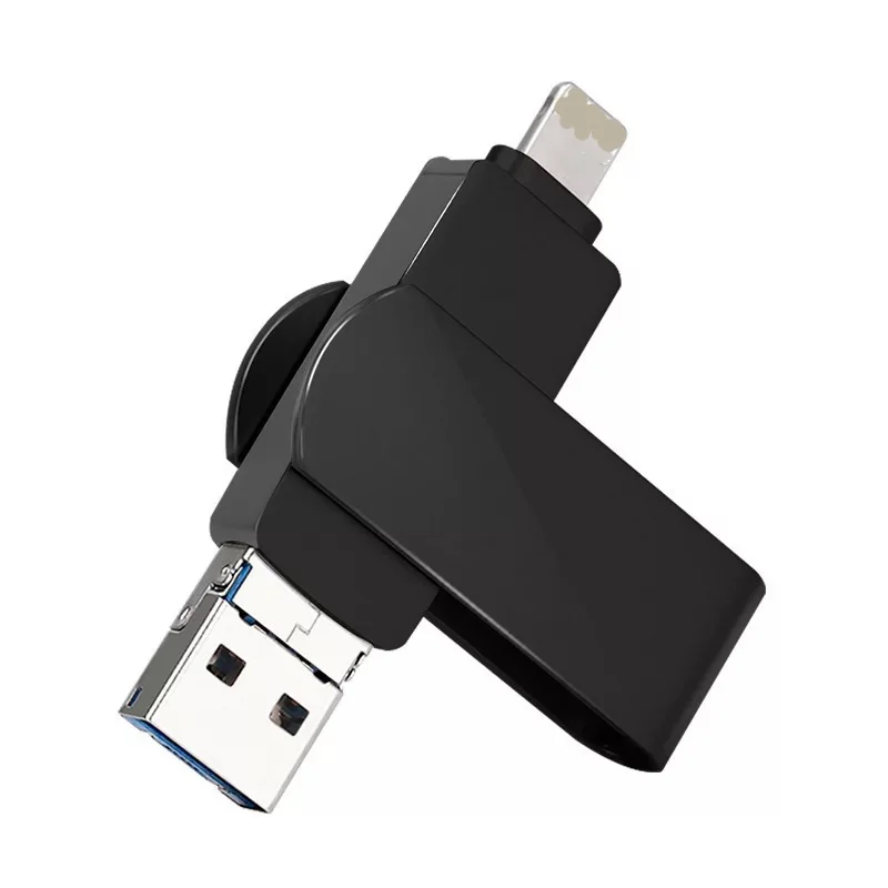 Mobile Phones 3 in 1 Type C Micro Pendrive USB 3.0 Flash Drive 32GB 64GB 128GB OTG USB flash drive device for iPhone OTG