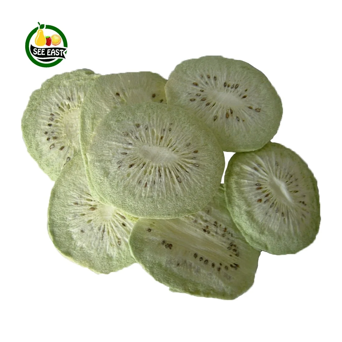 OEM Welcome Hot Sale Freeze Dried Kiwi Chips Lyophilized Kiwi Cubes Dried Kiwi Powder for Healthy Foods Bakery Beverages