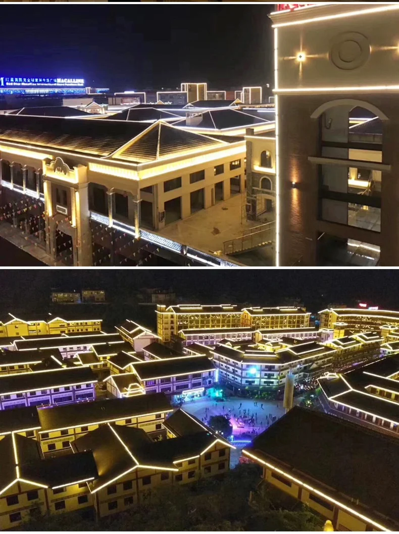 Wholesale outdoor non wire IP65 waterproof SMD 2835 AC 110V 220V strip led rope light