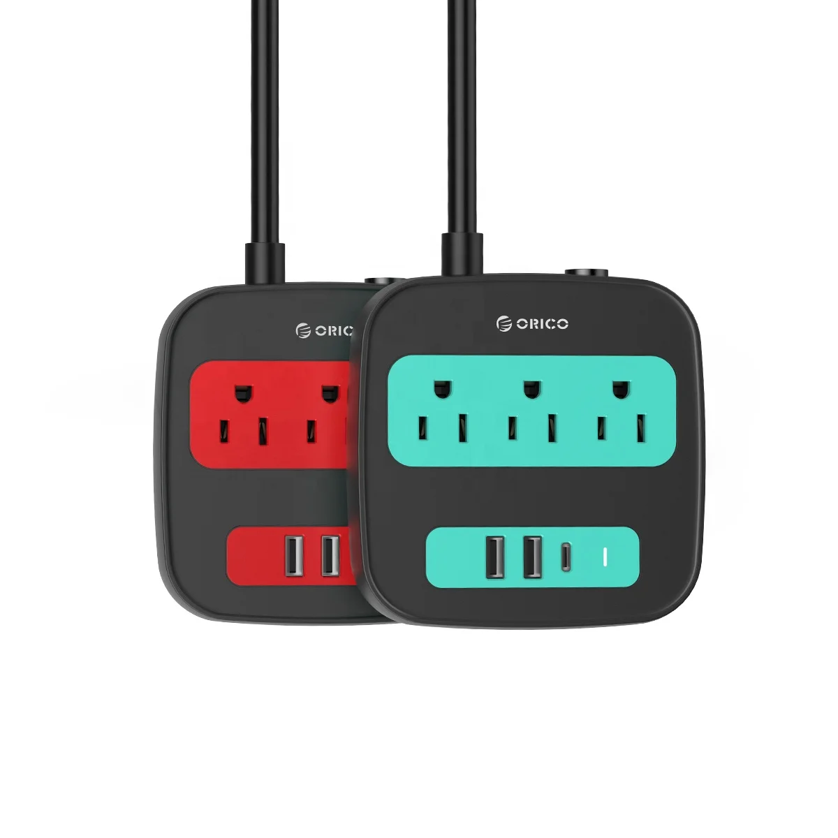 
Amazon Trending Product 13A Quickly Charger U.S Desktop Electrical Socket 3 Outlet Type C Smart Power Surge Strip 