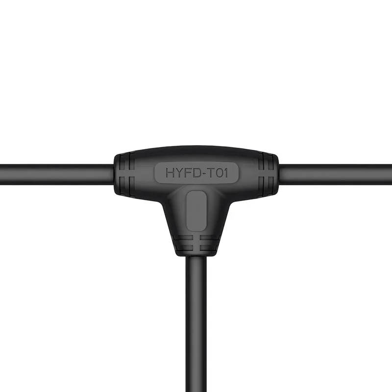 LED plug and socket 12M T shape connector Junction Waterpoof Screw Connection T Connector