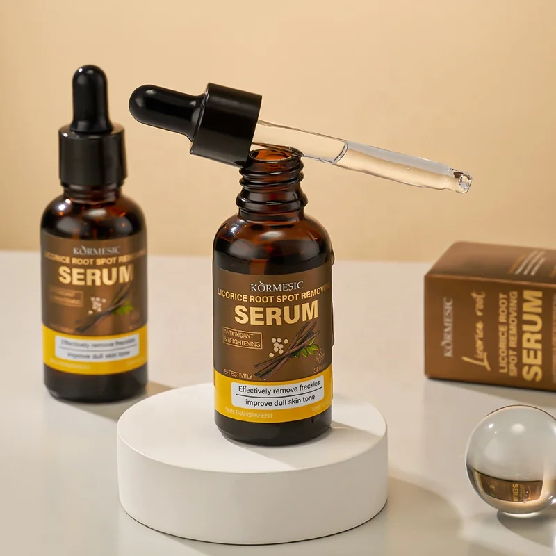 KORMESIC OEM Private Label Licorice root Spot Removing facial Serum