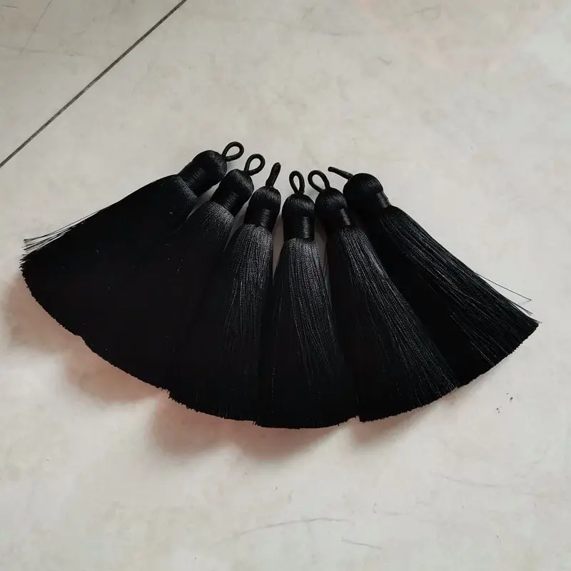wholesale 9cm silk tassels with 1.2cm diameter for jewelry,free sample 1000 colors to choose