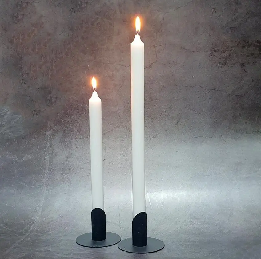 wholesale christmas long lasting pillar white church taper candle/candel