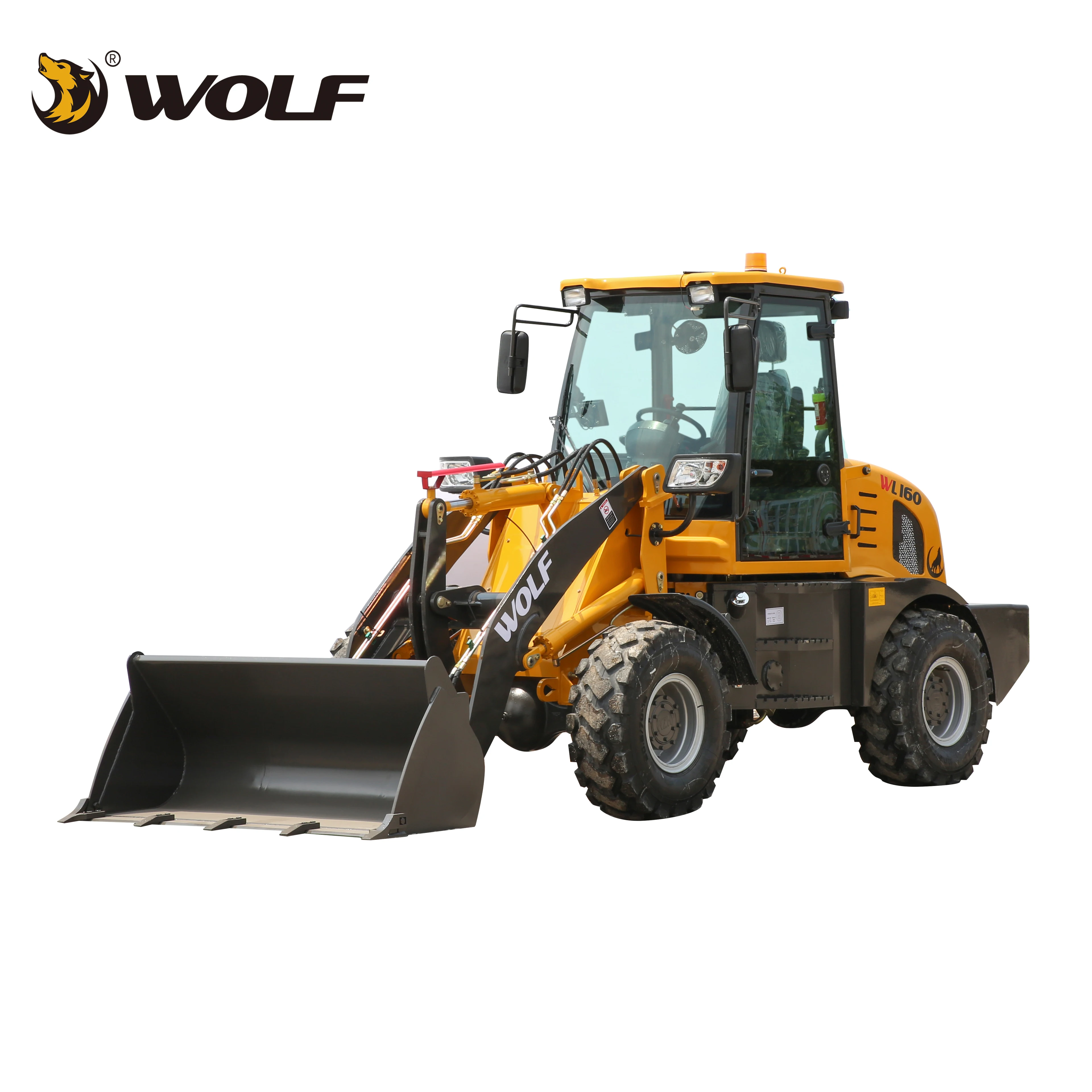 Wolf OEM Loader Manufacturer 1.6ton Wl160 Mini Hoflader/Mini Radlader/Mini Wheel Loader