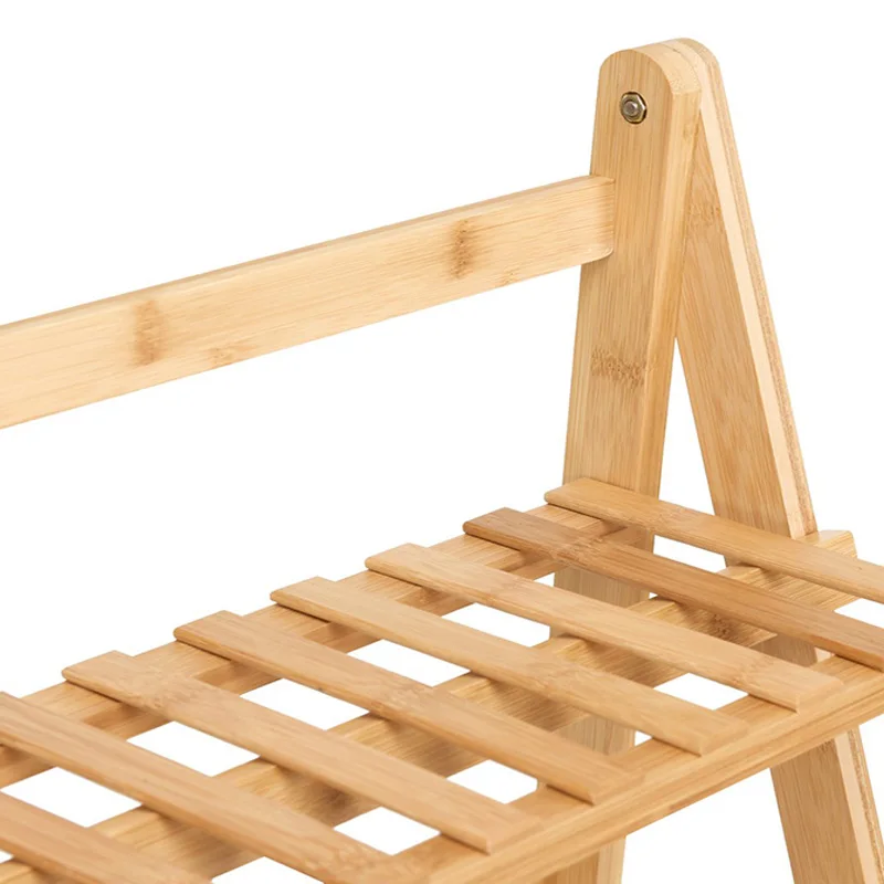 multi tiers bamboo flower pot shelf for plant stand rack organizer display pergola