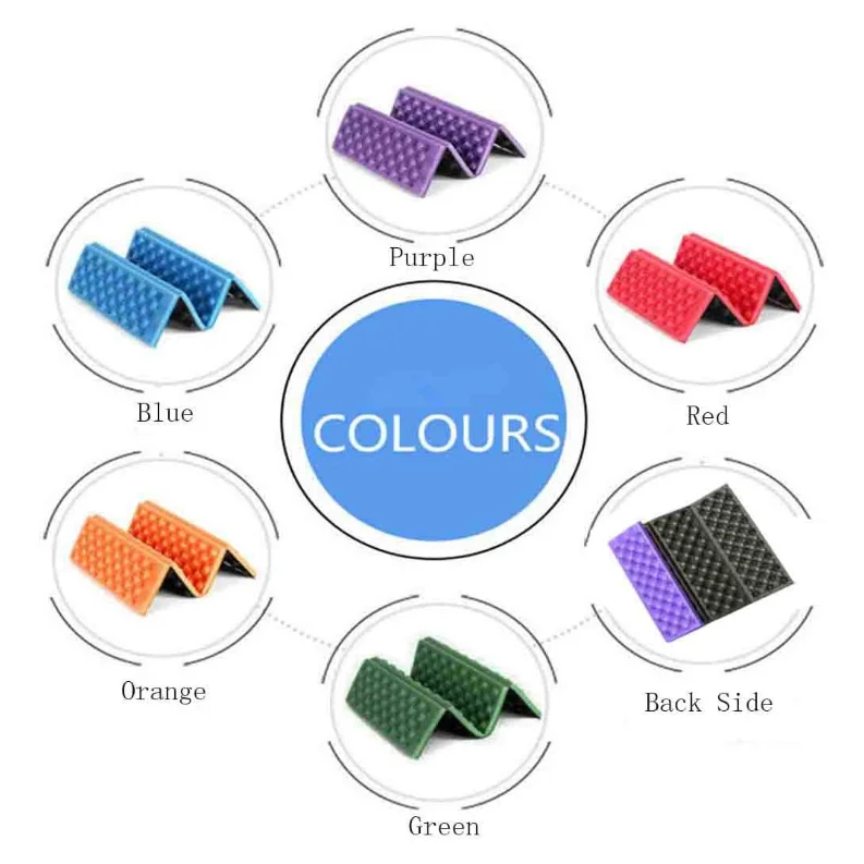 Woqi colorful Folding XPE Foam Pads Mat for Camping Park Picnic Portable Cushion Seat