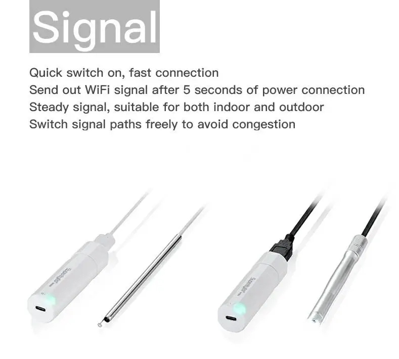 
Wireless Video Transfer WiFi Converter Box WiFi Adapter For Microscope Endoscope Camera Connecting Iphone Ipad Android Devices 