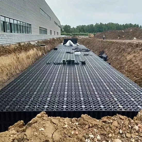 Interlocking Underground Stormwater Detention Tank/ Rainwater Management System Module/ Car Parking Lot Runoff Drainage Crate