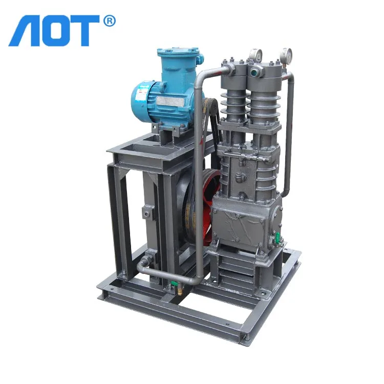 Sales Mini Biogas Plants Piston Air Compressor Silent Compressor for Biogas Station Sewage Treatment Plants