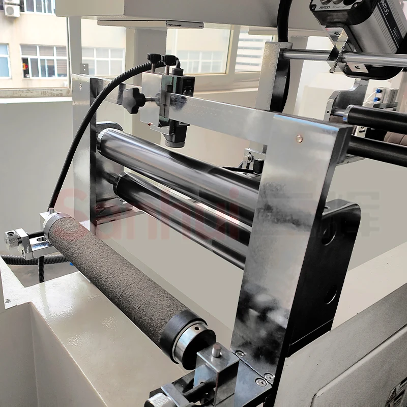 Automatic Roll to Roll Flexo Packing Label Inspection rewinding Machine Suitable for trimming and rewinding