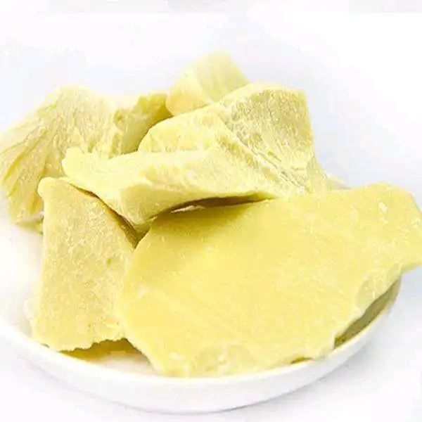 Organic natural cocoa butter cream can melt