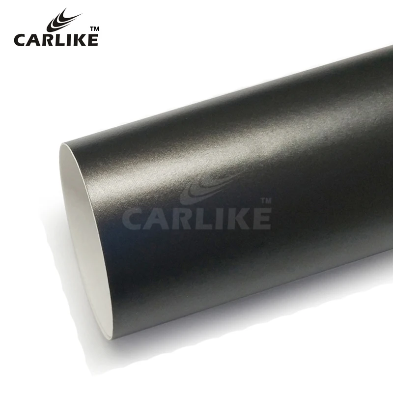CARLIKE CL-CM-10 хром матовый серый бесплатный образец низкий начальный Tack винил обёрточная бумага автомобиля