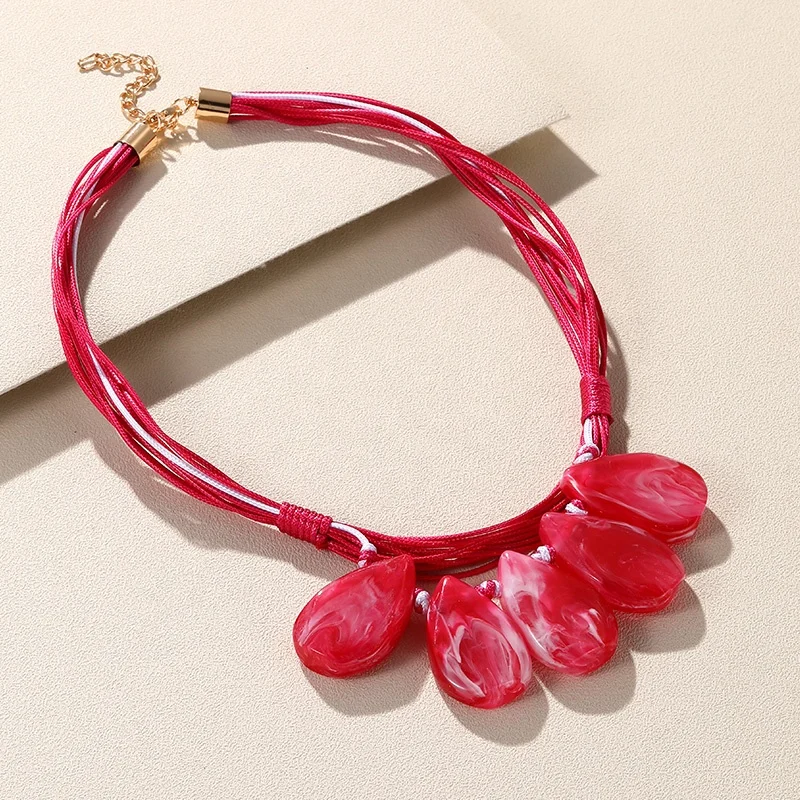 hot selling  clear beads necklace