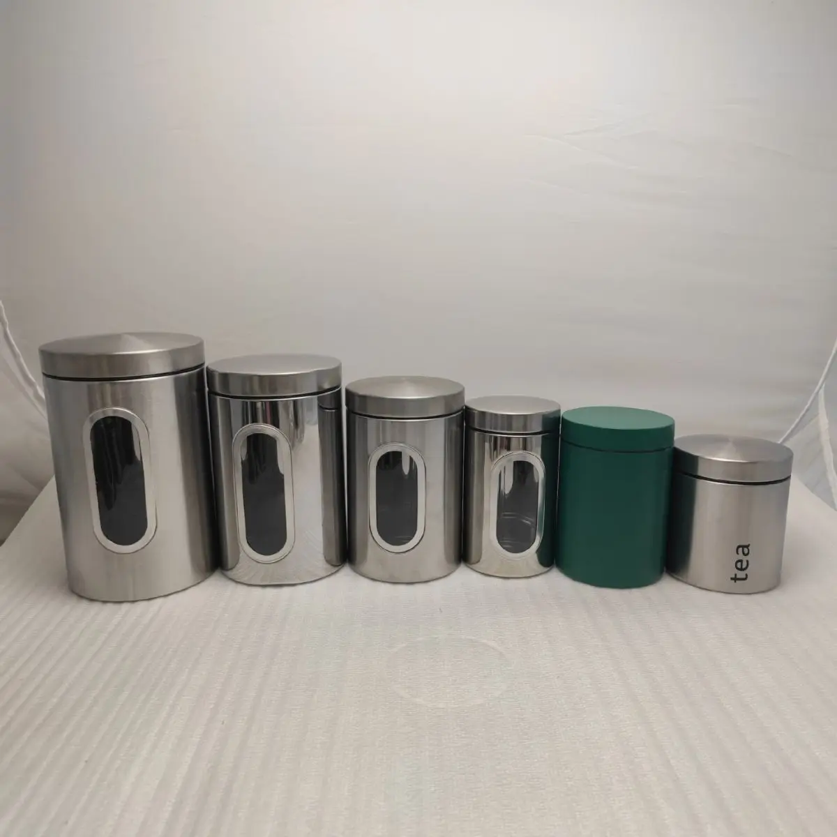 Household Protein Powder Container Stainless steel Storage Jar Tea Coffer Sugar Canister