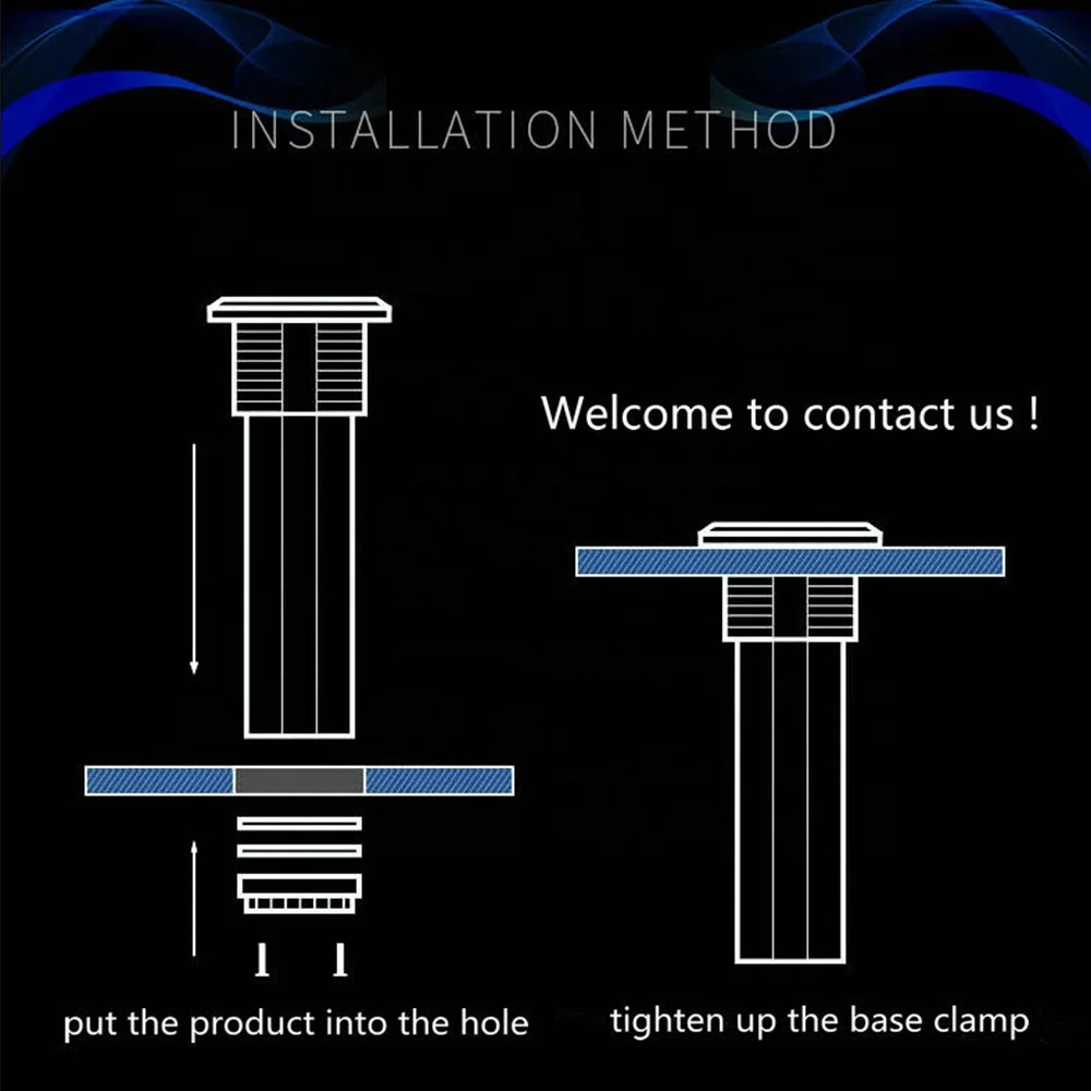 Wifi Water-proof  power and data pop up desktop extension QI wireless charger sockets with usb outlet