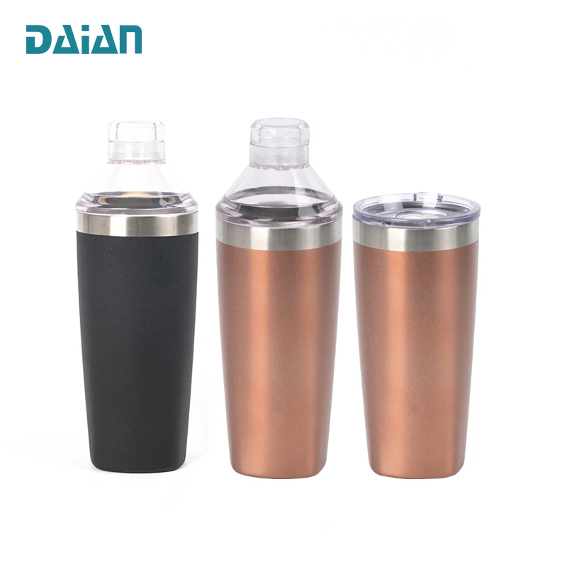 Hot Sale Custom Vacuum Insulated Mixing Martini Stainless Steel Champagne Cocktail Shaker