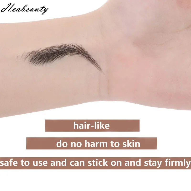 Waterproof Brow Styling Template Kit Eyebrow Shaping Lift Stencils Tattoo Stickers Wholesale Women Sticker Eyebrows Tattoos