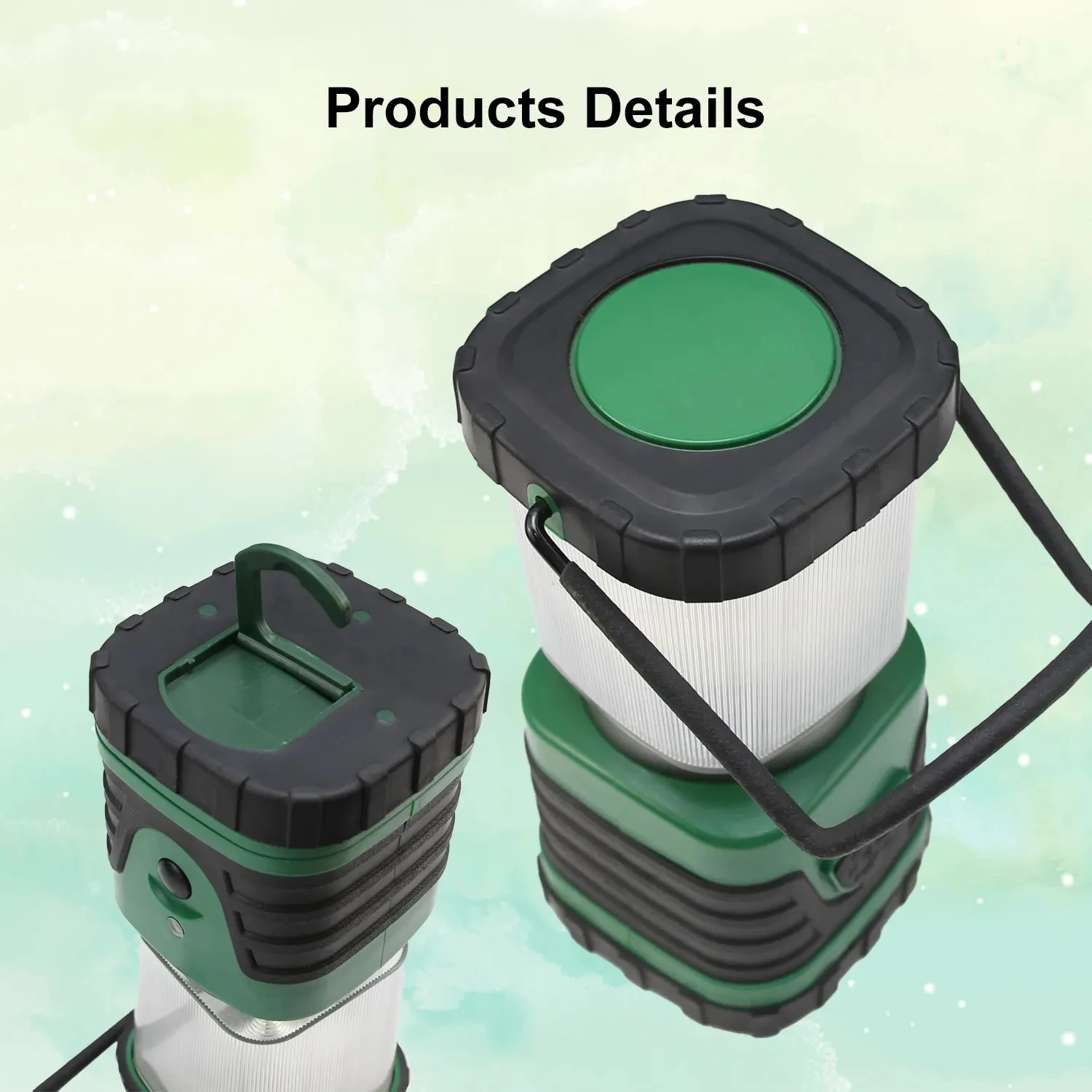 LED Camping Lantern Rechargeable Camping Railroad Lantern Classic Tabletop Lantern