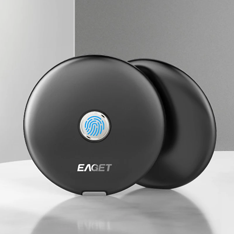 EAGET  FM1 512GB-1tb Type C USB 3.1 External Hard Disk PSSD Fingerprint Encryption SSD
