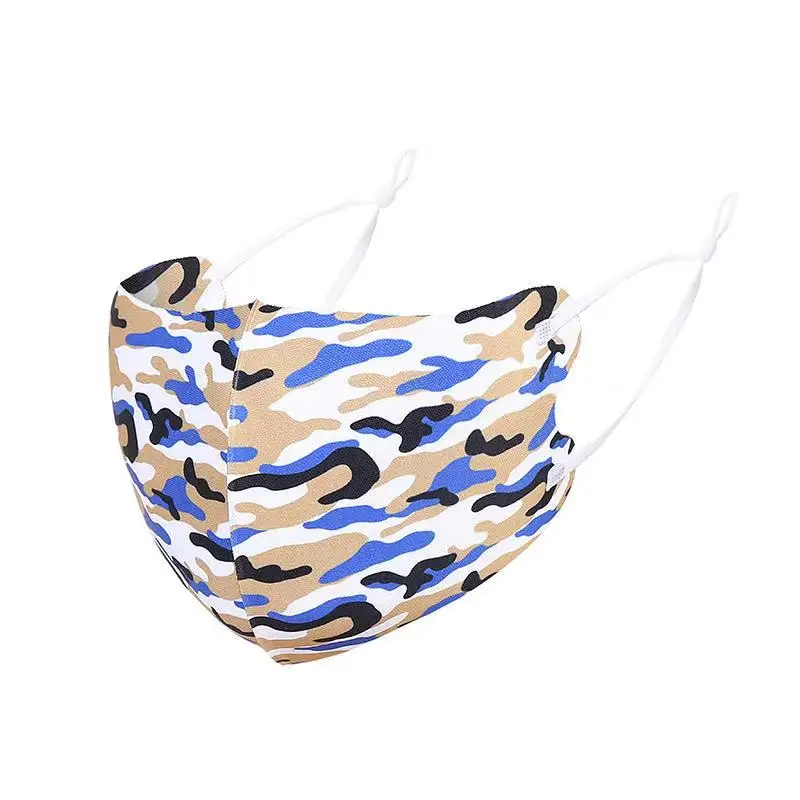 seamless popular printed camouflage polyester nano washable face protector