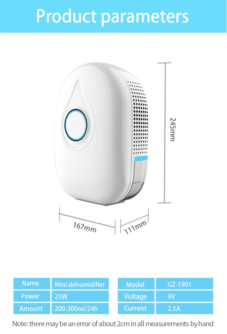 Dehumidifier Semiconductor Mini Household Small Dehumidifier Bedroom deshumidificador Semiconductor Mini deshumidificador