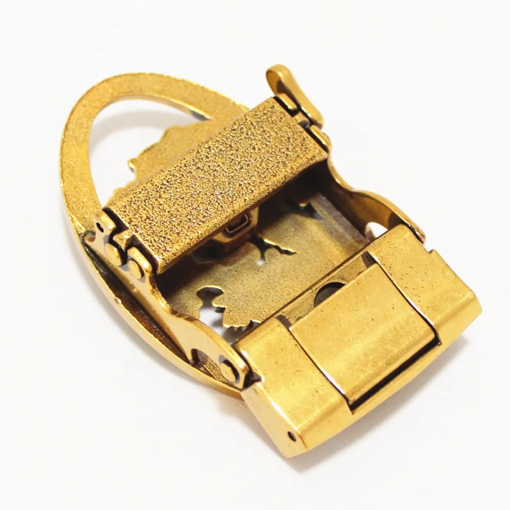 wholesale new ratchet customized oval dragon automatic buckles