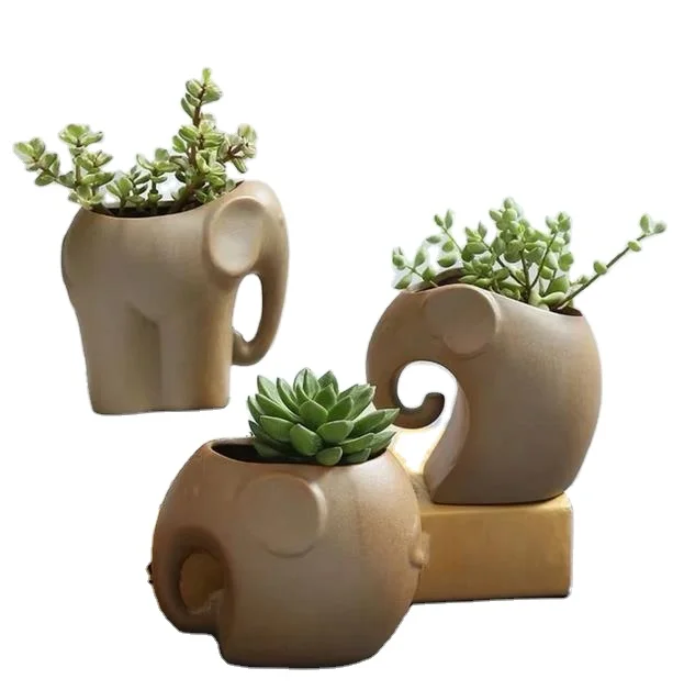 Handmade Elephant Ceramic Elephant Ornaments