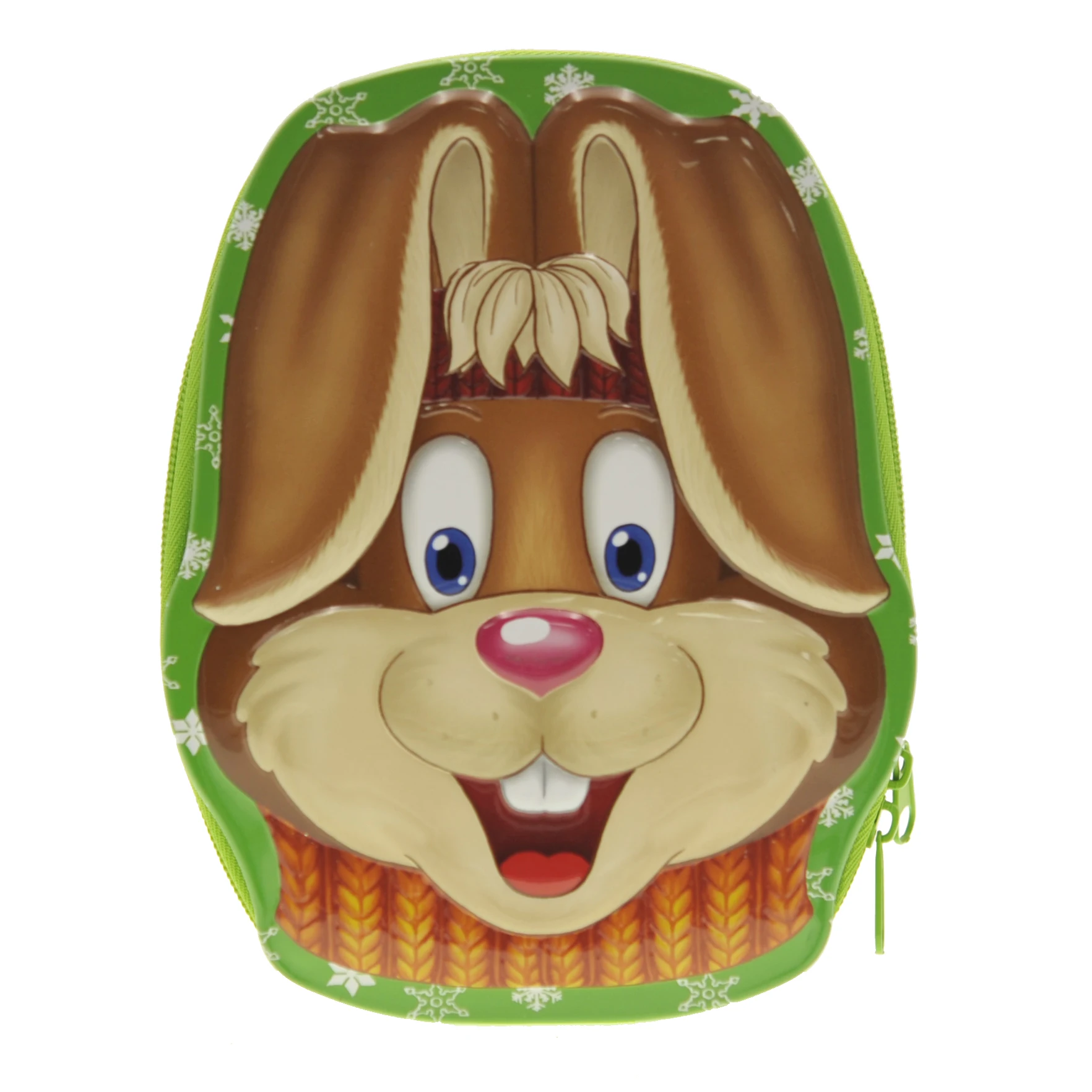 Детский жестяной рюкзак с тисненым рисунком из мультфильма, металлическая жестяная коробка с застежкой-молнией и логотипом