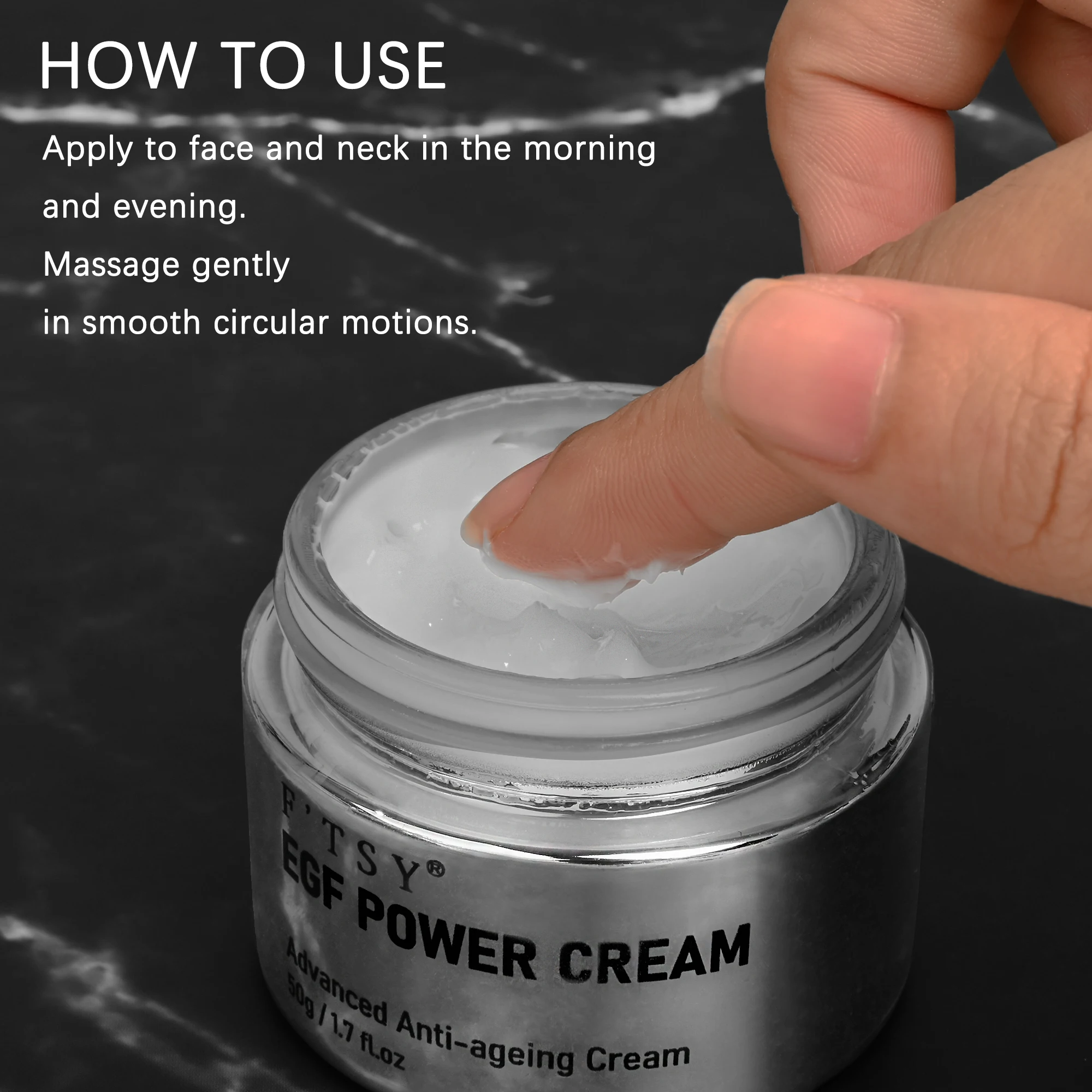 Customized LOGO EGF Power Cream Hyaluronic Acid Collagen Deep Moisturizing  Firming Face Cream