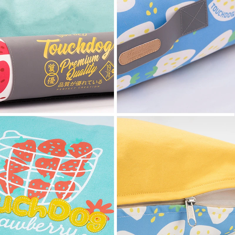 2021 Hot Sale Colorful Print Pet Cat Dog Bed Mats Washable Warm Kennels Cat Doghouse