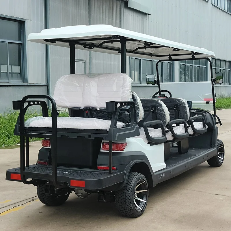 6+2 persoons shuttle golfkar 8 seater electric  golf cart 8 zitter Golfkar