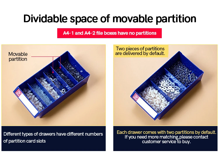 Wholesale Cheapest Industrial Plastic Workshop Storage Drawer for nail and screw