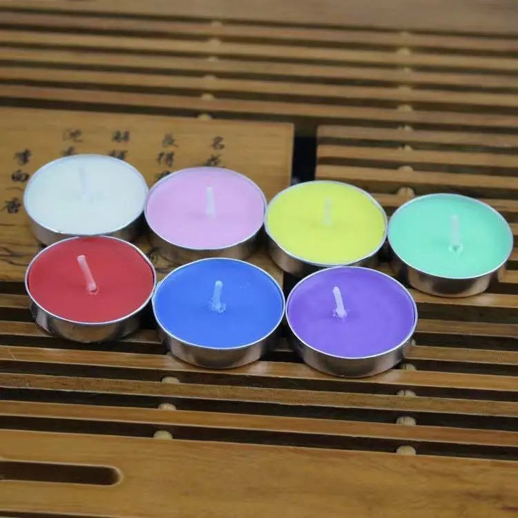 Custom Private Label Mini 3 Hour Organic Sublimation Paraffin Tealight Candles
