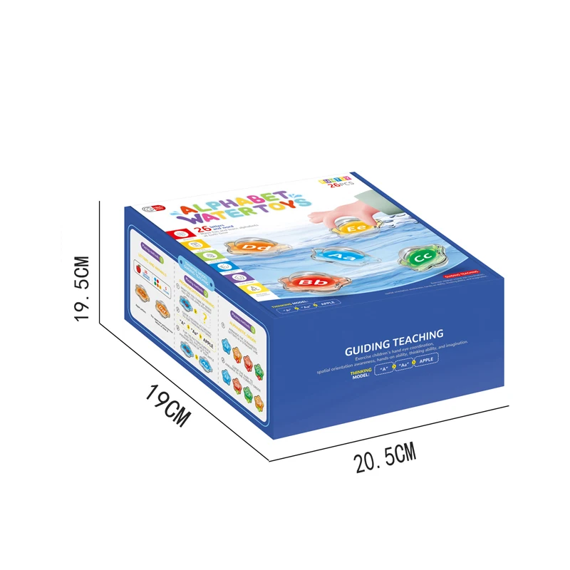 Konig Kids New Item 26 letters Starfish floating Baby Bath Toys Educational Toys For 1 Year Old Baby Toys